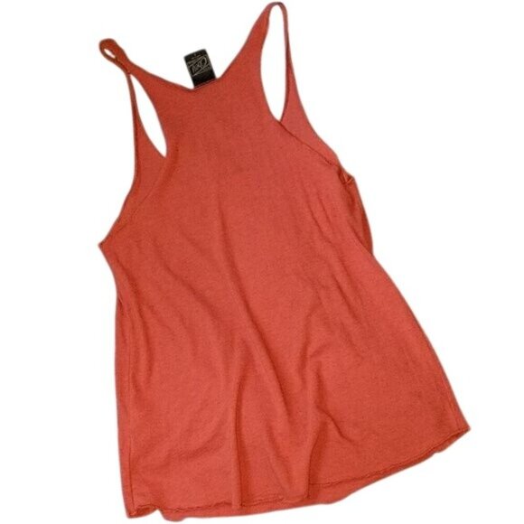 Obey Posse Orange Retro Logo Scoop Neck Racerback Tank Top - Picture 5 of 8